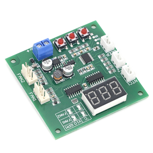 12V24V48V双方向熱放散PWM4線式ファン温度コントローラー温度速度表示停止アラームボード - Product Image 4