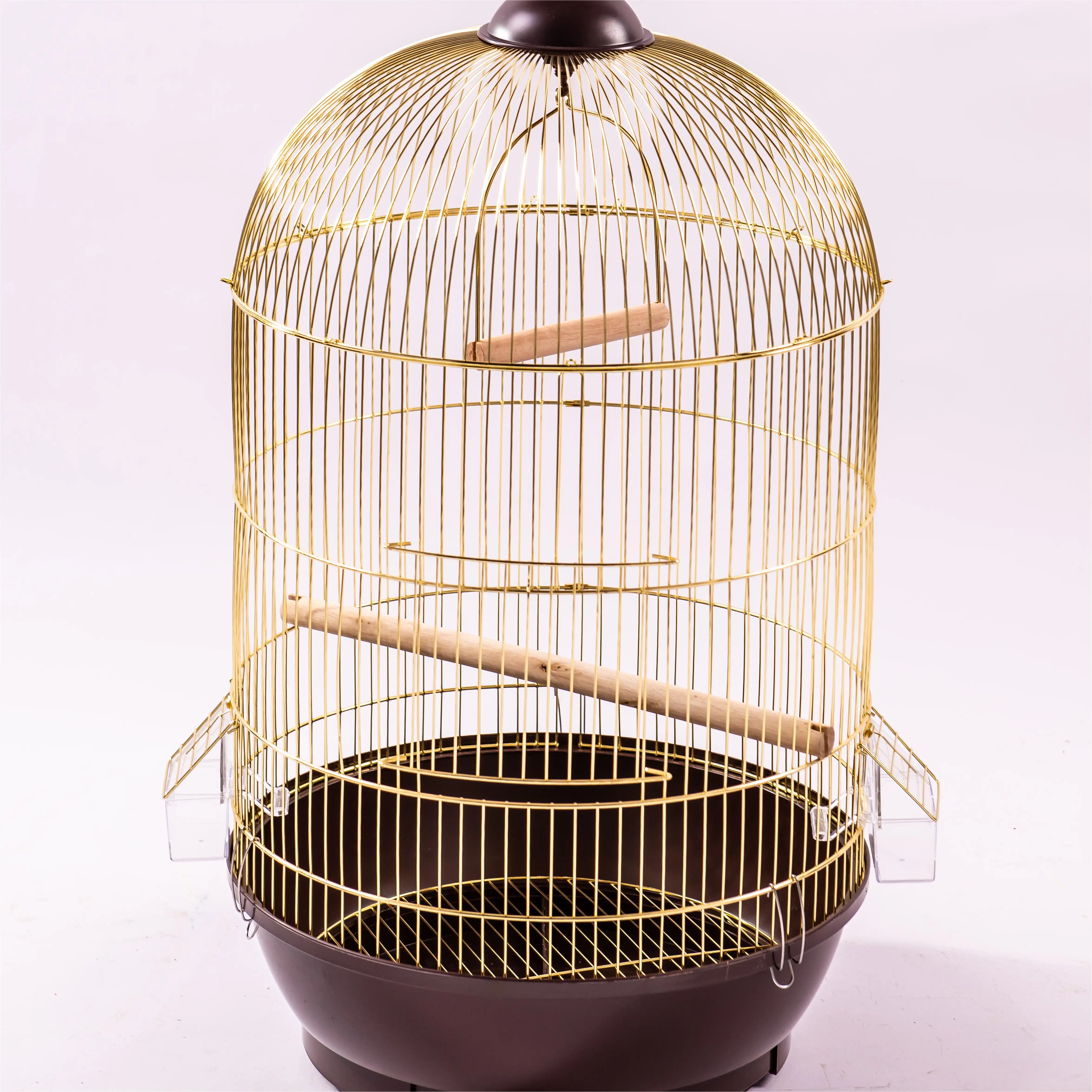 Papağan kanarya evcil hayvan kafesi için özelleştirilmiş alüminyum pet kafesleri büyük kuş kafesleri