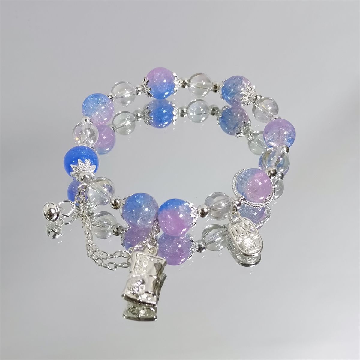 Ruyi bamboo section blue purple