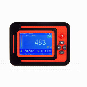 Detector de dióxido de carbono 3 en 1, Monitor de calidad del aire, Sensor de temperatura y humedad con sistema de alarma automática, registrador de datos, medidor de CO2 - Product Image 1