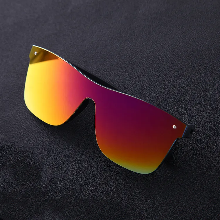 SKYWAY-gafas de sol de diseño italiano para mujer y hombre, lentes de sol unisex de diseño sin montura con espejo, venta al por mayor