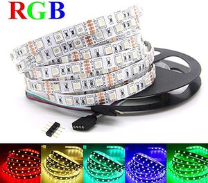 RGB SMD5050 IP20/IP65 LED-Licht leiste Flexibler Farbbandst reifen DC 12V RGB-Diodenband-IR-Controller-Adapter mit 44-Tasten-Controller - Product Image 4