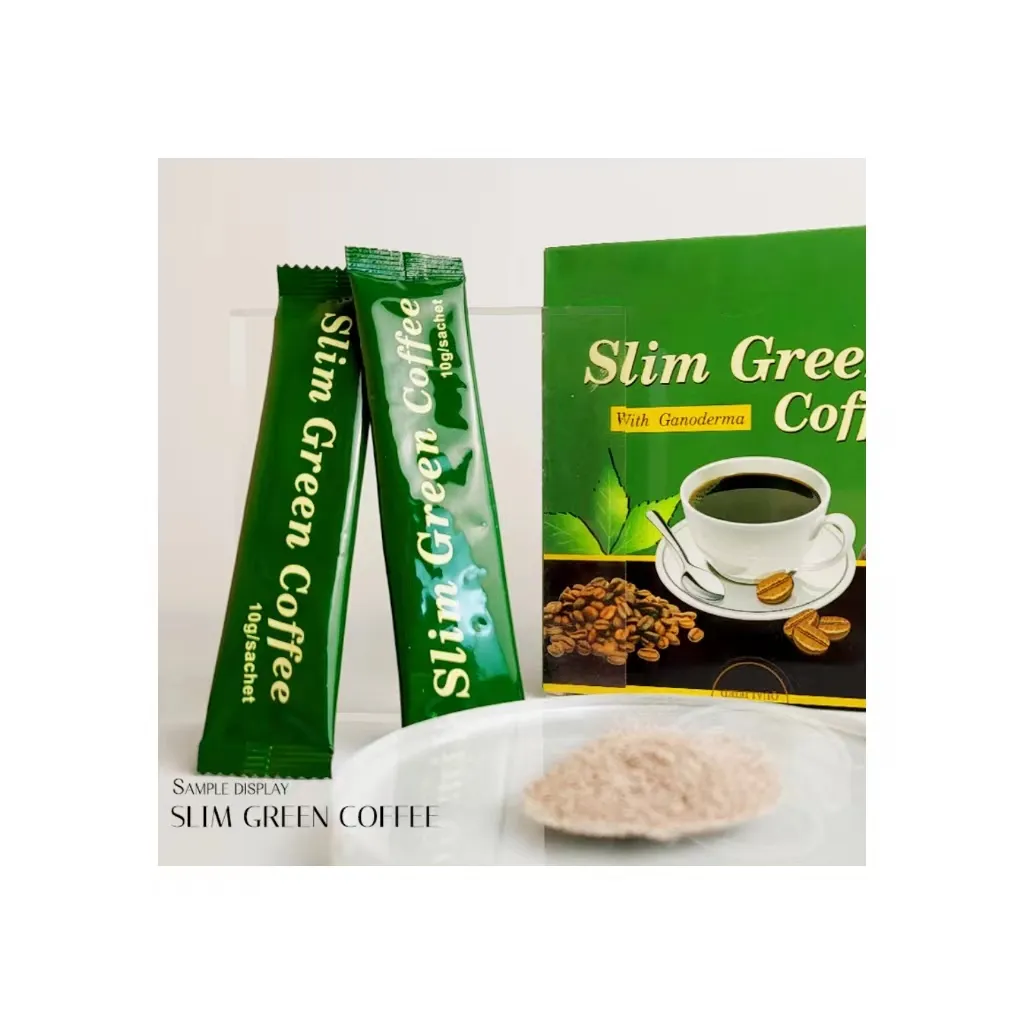 Chinese herbal Slim Green coffee stimulates your body to burn fat and calories slim coffee