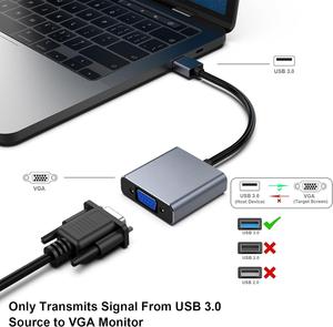 ZOGUO nuevo adaptador USB 3,0 a VGA 1080P convertidor de vídeo multipantalla Compatible con Windows para ordenador portátil PC Monitor proyector HDTV - Product Image 3