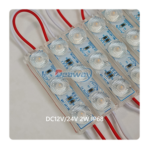 ハイエンドIP68防水12V LEDモジュールSMD 3030 2Wレンズ付き24V LEDモジュールサイン用 - Product Image 1