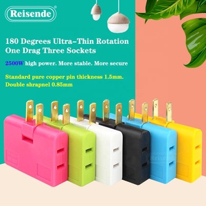 <strong>3</strong> in <strong>1</strong> Power Converter <strong>Plug</strong> 2500W High Power 180 Degree Extension Us <strong>Plug</strong> - Product Image 3