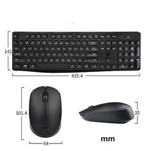 CS10 Wireless <strong>Keyboard</strong> <strong>Mouse</strong> Gaming Office <strong>Mice</strong> <strong>Keyboard</strong> Set Black White Color CK104 Keys <strong>Computer</strong> <strong>Keyboard</strong> and <strong>Mouse</strong> for HP - Product Image 2