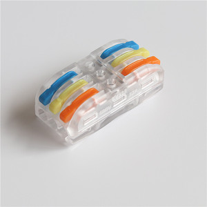 Quick <strong>Connecting</strong> Style <strong>Spring</strong> Splice <strong>Terminal</strong> 2 3 4 5 Ways Electric Cable Lever Wire <strong>Terminal</strong> <strong>Block</strong> Connectors - Product Image 4