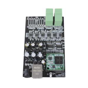 PCB Dante con 2 entradas, 2 salidas, conectores CAT5/6, entradas RJ45, MIC y AUX para sistema de audio de red Dante y sistema PA - Product Image 1