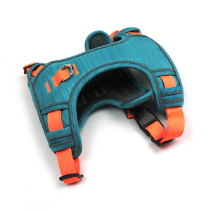 Ajustável Nylon Esporte Moda Pet <span class=keywords><strong>Harness</strong></span> Vest para Small Medium <span class=keywords><strong>Large</strong></span> Dogs Reflexivo Peito Chumbo Acolchoado Macio para Caminhadas ao ar livre - Product Image 4