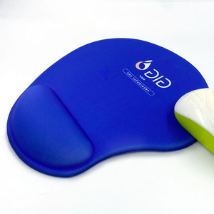 Gel di Silicone per Computer supporto per il Mouse Pad Wireless uso ufficio tessuto stampato con fondo in PU - Product Image 2