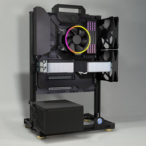I3 12100 i5 12400 H610m 16G DDR4 M.2 RX580 computadora de juegos con escritorios RGB accesorios preconstruidos venta al por mayor construir PC de escritorio - Product Image 2