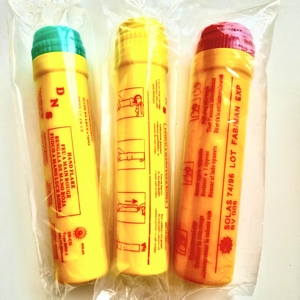 พลุแบบเค้กรูปพลุไฟ60s แบบโลหะสีแดงสีเหลืองสีเขียวสำหรับการแข่งขันฟุตบอลของผู้บริโภคยอดนิยม - Product Image 4