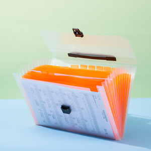Carpeta de archivos de plástico personalizada A4 de alta calidad con sistema de expansión de 13 bolsillos y producto de archivo de calidad de Material transparente PP - Product Image 6