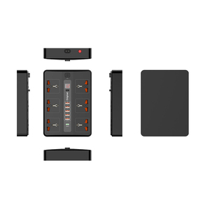 EONLINE เต้าเสียบปลั๊กไฟหลายช่อง6ทาง AC,อะแดปเตอร์สายชาร์จ USB 5ช่องปลั๊กต่อปลั๊กไฟ2เมตร - Product Image 5