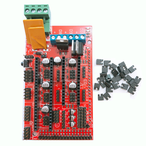 Reprap rampaları 1.4 kiti Mega 2560 r3 + sıcak yatak MK2B + LCD12864 denetleyici + DRV8825 + mekanik anahtarı + kablolar 3D yazıcı parçası - Product Image 5