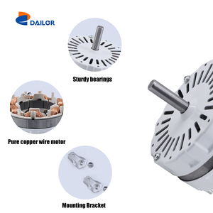 1/2 "đường kính x 1.75" với phẳng trên trục chiều dài động cơ 2.25 "120V 60Hz mái điện thông gió động cơ - Product Image 5