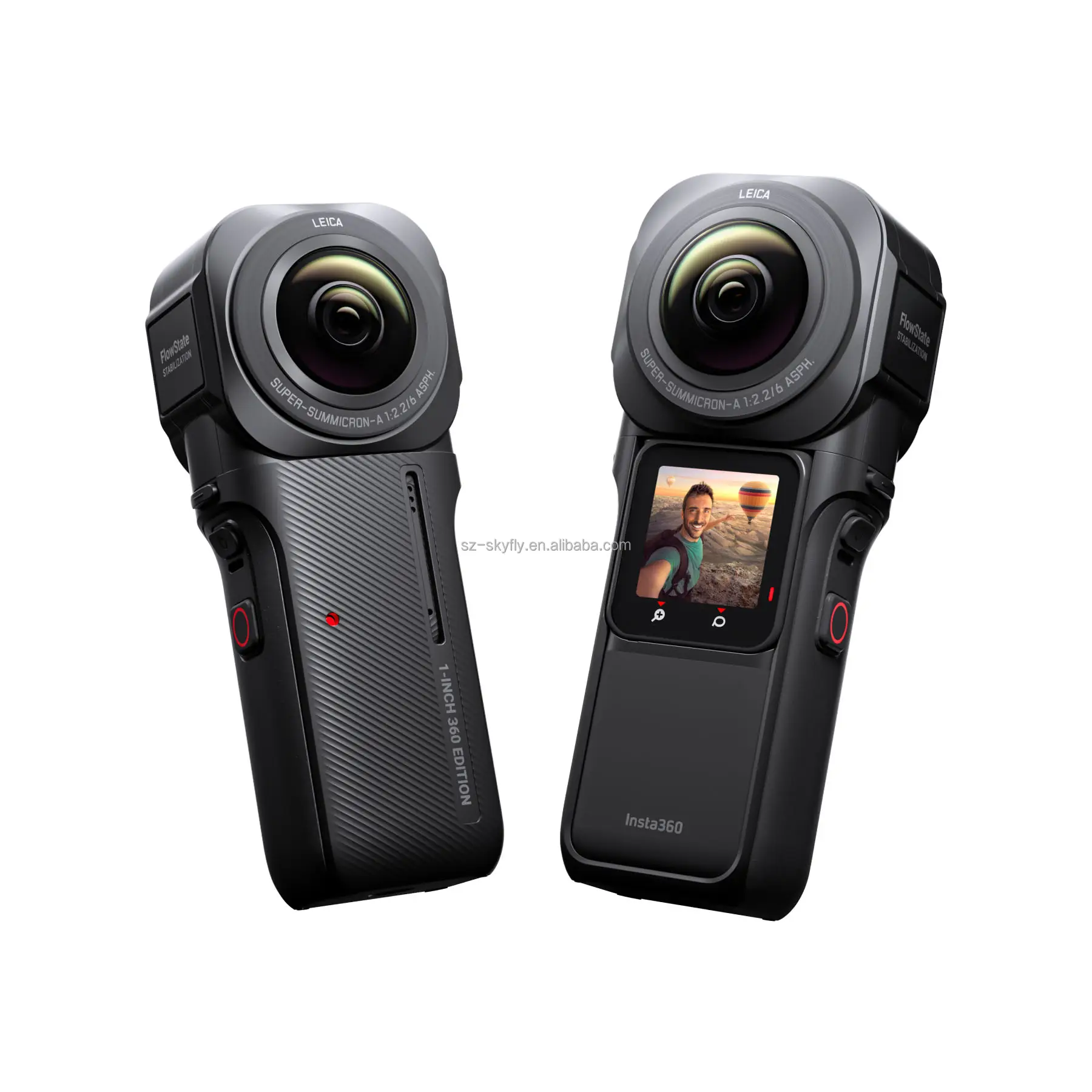 Jhd กล้อง Insta360 360 Leica Sport ขนาด1นิ้ว21MP แบตเตอรี่ IPX3วิดีโอ360 6K สำหรับรัฐโฟลว์สเตทขนาด1นิ้ว