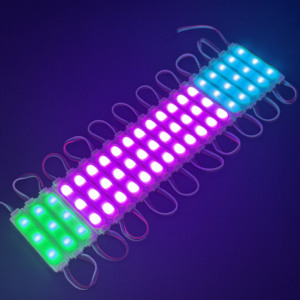 Qiangli Led modülü 12v RGB WS2811 89*16MM 3led Smd5050 1.5W açık su yalıtım IP65 istihbarat işaretleri için Led modülleri - Product Image 3
