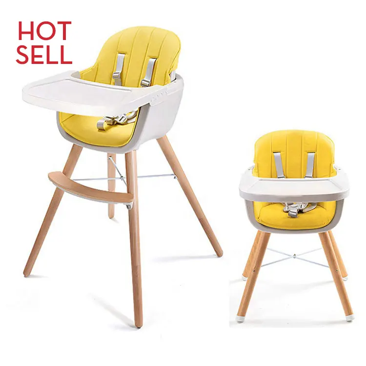Chocchick-silla plegable de madera para bebé, asiento 3 en 1 de fácil alimentación, ajustable, portátil, restaurante, 2022