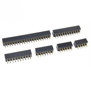 2.0mm pitch double row female <strong>header</strong> connector DC3 pin <strong>header</strong> 2mm box <strong>header</strong> straight insertion 2*4P/5/8/10/14/20/30/40P - Product Image 1