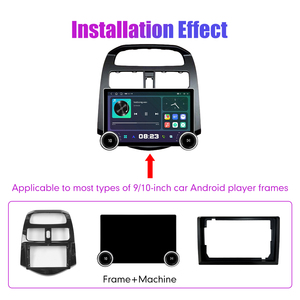 11,8 Zoll 2K Dual Knobs 2 Din QLED Bildschirm Autoradio für Chevrolet Spark 2010-2014 Multimedia Player <span class=keywords><strong>Android</strong></span> Auto Carplay - Product Image 4