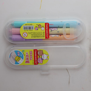 Custom Cute Kawaii Double Head Different Color 12 Color Marker <strong>Highlighter</strong> Pen Set with <strong>Chisel</strong> &amp; Stamp <strong>Tip</strong> School Students Kids - Product Image 6