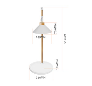 2024 זול סיטונאי חכם 9W מלא ספקטרום גידול אור שולחן Led צמח אור עץ עיצוב פופולרי עיצוב מקורה צמחים לגדל אורות - Product Image 4