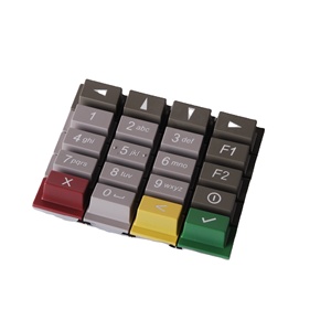 Carcasa de teclado numérico de goma duradera, placas de botón de interruptor de teclado mecánico para venta al por mayor - Product Image 1