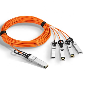 100G QSFP28-4SFP28-AOC Aktiver Lichtwellenleiter-Transceiver-Schalter für OLT-Netzwerk FTTH Verwenden Sie 1M 3M 5M 7M Längen optionen - Product Image 3