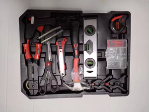 799件式坚固工具组，带滚轮铝制拉杆箱，通用家用工具包，汽车修理工具组工具箱 - Product Image 3