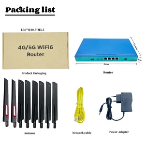 WIFI6 yönlendirici MT7621A OpenWrt çift SIM kart çift 4G 5G Modem 1800Mbps 802.11ax Gigabit ağ 4G 5G kablosuz wifi yönlendirici - Product Image 6