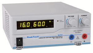 PeakTech P 1570実験用電源Dc 1-16V / 0-60A & Usb電子テスト用ハイパワーDC電源 - Product Image 3