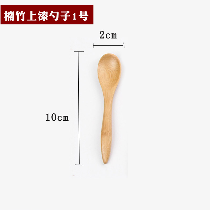 Bamboo spoon with paint no. 1-sz3038