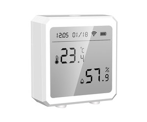无线数字温度计湿度计液晶屏家用WIFI温湿度传感器 - Product Image 1
