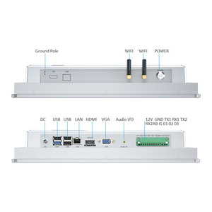 Lüfter loser Linux Ubuntu DUAL LAN Gesundheits-PC Quad Core J1900 I3 I5 I7 All-in-One-Computer in Industrie qualität - Product Image 6
