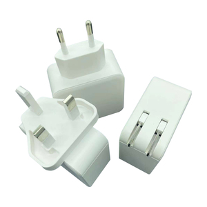 65W 5V 7.2a 4端口USB2.0和c型旅行USB充电器，用于手机和平板电脑单端口最大2.4A输出