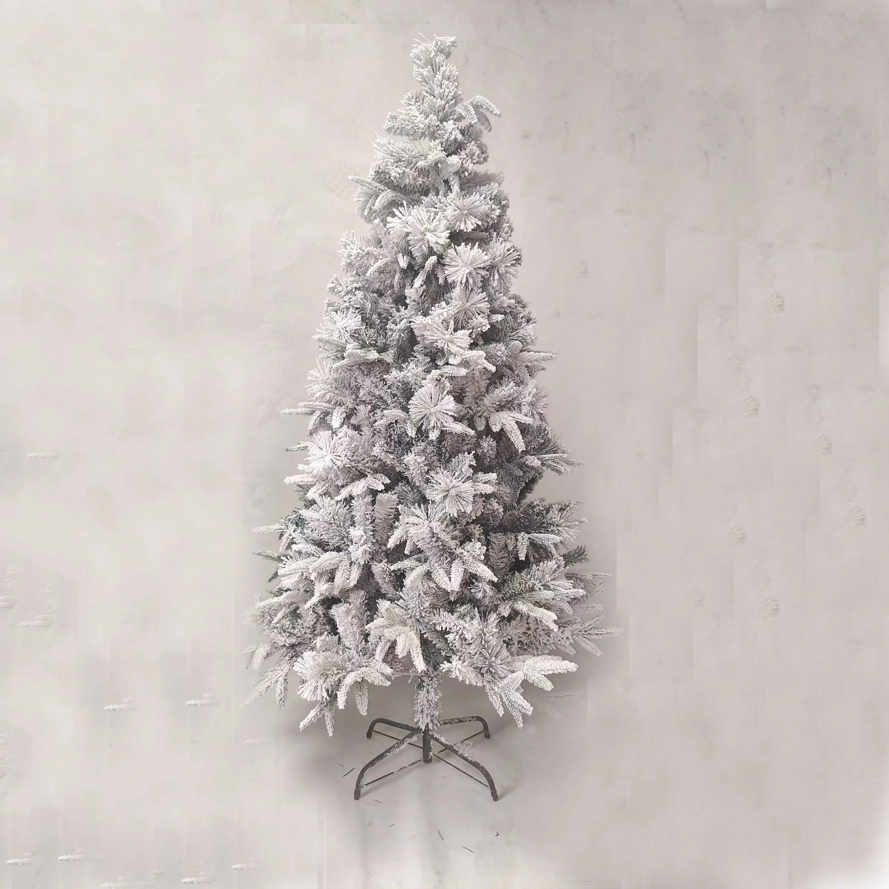 New Fashion Artificial Christmas Tree Spiral White Christmas Tree With LED Light For Decoration