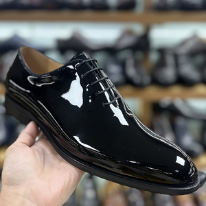 Erkek iş deri ayakkabı rugan parti ayakkabıları high-end el yapımı erkek ayakkabıları