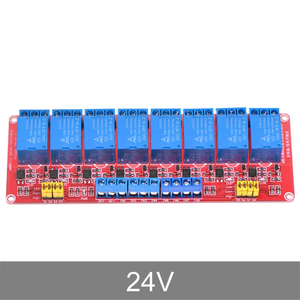 8 canali 5V 12V 24V modulo relè scudo scheda con optoaccoppiatore supporto Trigger alto e basso livello per Arduino