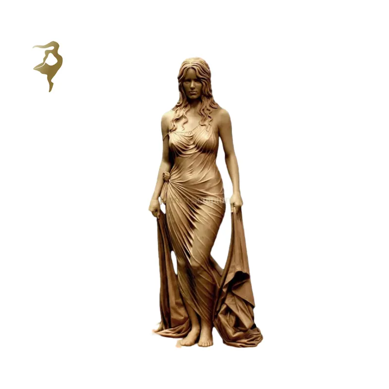 Life size Female Nude Naked Bathsheba Sculptures Beautiful Sexy Bronze Lady Women Statues