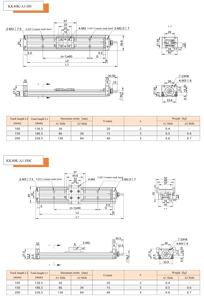 単軸ロボットリニアレール用の正確なボールスクリュー駆動KK40K-A1-H0C KKリニアスライドモジュールガイドモジュール - Product Image 4