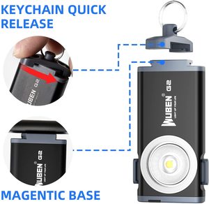 カスタムメイド最新ledミニ懐中電灯linternaポケットled充電ミニライトキーホルダー