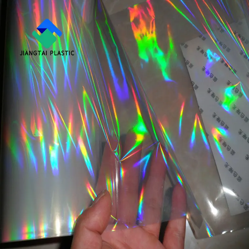 Jiang tai Shiny Holo graphic Rainbow BOPP Laser folie zum Verpacken und Laminieren