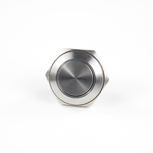 HUSA Anti Vandal <strong>Switches</strong> 16MM <strong>6v</strong> 12v Stainless Steel Push Button <strong>Switch</strong> Short-throw Self-reset Momentary 1NO Push Button <strong>Switch</strong> - Product Image 6