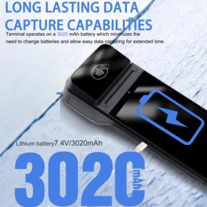 JUCCCExHOYOCODE安卓12手持式5.5英寸Pos系统，带Nfc阅读器/热敏标签打印机/高质量条形码扫描仪 - Product Image 2
