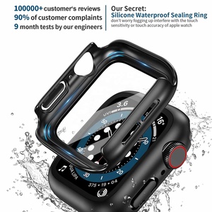Tempered Film With Case 41Mm 49Mm 44Mm 45Mm 6 Series 7 <strong>8</strong> Ultra Smart Watch Glass Screen Protector for <strong>Apple</strong> Iwatch - Product Image 3