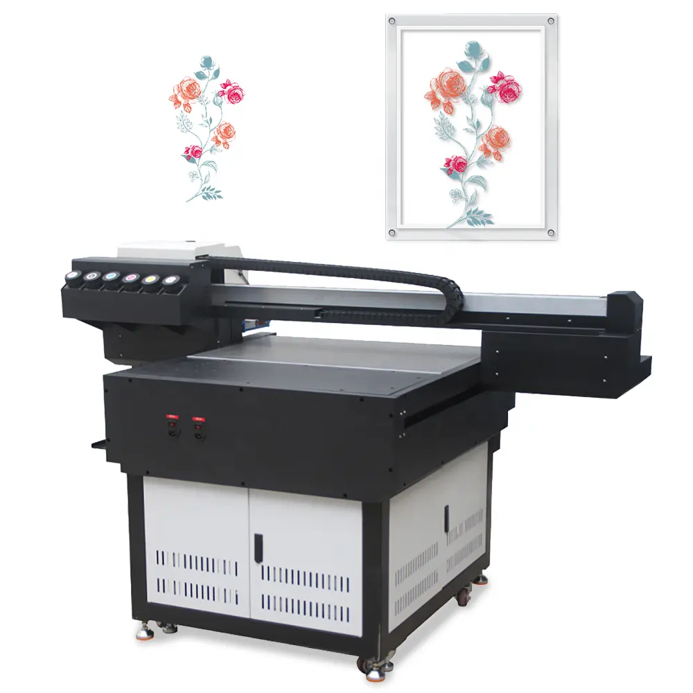 Siheda A1 Uv Inkjet Printers Met 3 Koppen 3d Telefoon Case Printer Sticker Logo Digitale Drukkerij Machines Uv Printer