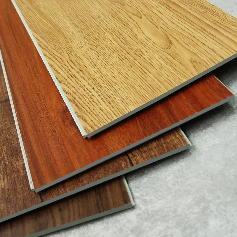 Vinyl Spc Arrivals Wood New by Chinese Factory Grain Color Raised Floor Pvc Decoration Material Modern Indoor LVT UV Coating