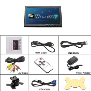 Podofo 10,1 ''HD LCD Monitor Mini TV y pantalla de ordenador Color CCTV Pantalla para Raspberry PI Sistema de seguridad para el hogar Gaming PC - Product Image 6